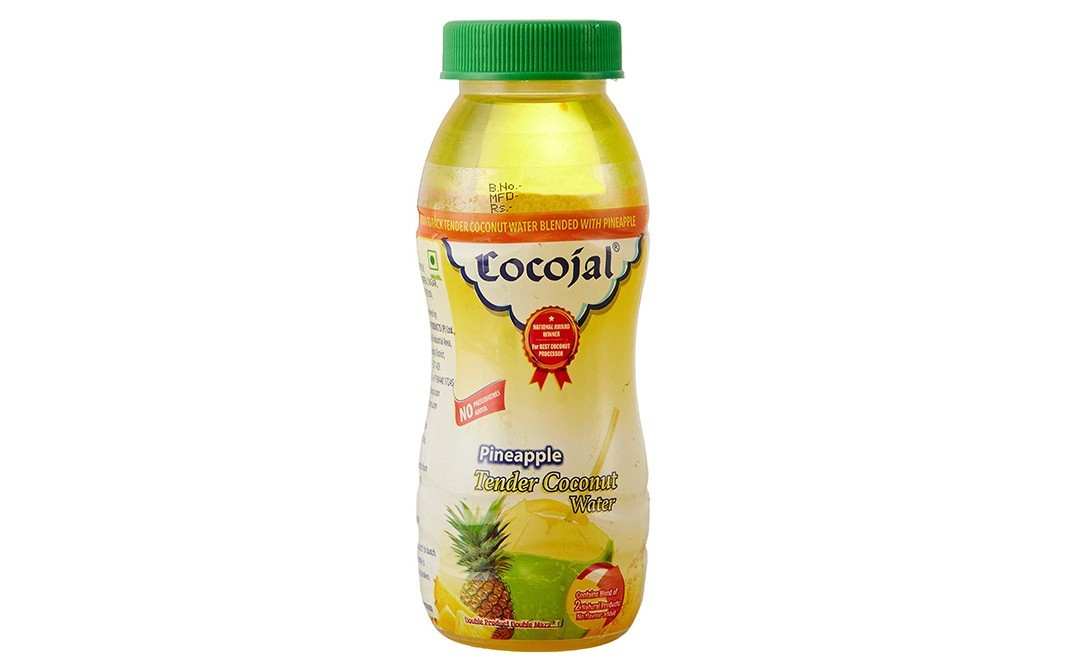 Cocojal Pineapple Tender Coconut Water   Bottle  200 millilitre